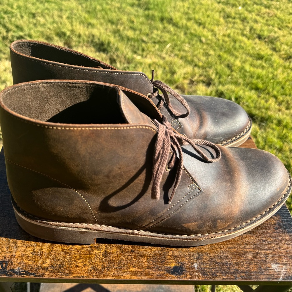 Men Clark’s shoes size 12 wide